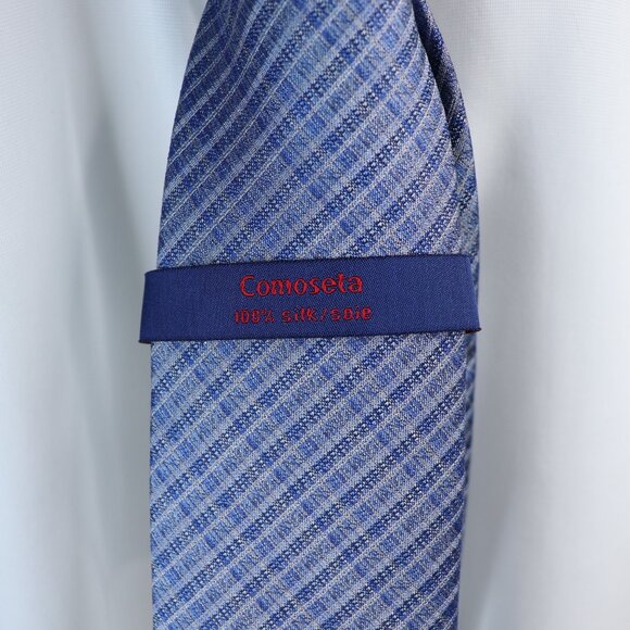 Michael Kors Men's Necktie Gray Plaid and Checks 58" Designer Tie NWT - Picture 8 of 9